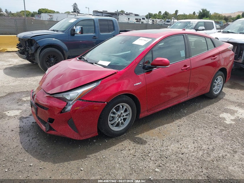 2016 Toyota Prius, Удар спереди, IAAI, VIN JTDKARFU3G3502384 — фото 2