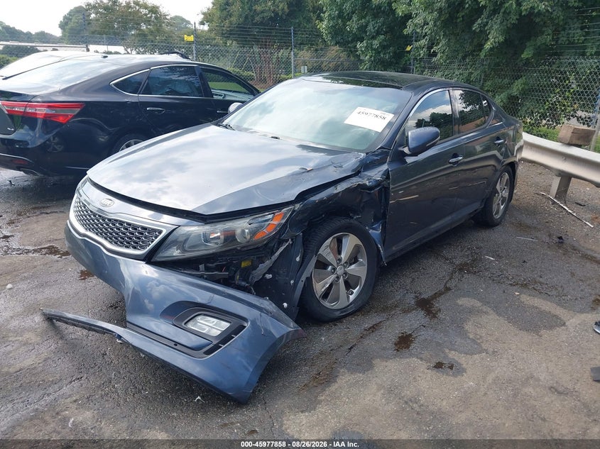 2014 Kia Optima, Left Front, IAAI, VIN KNAGN4AD2E5064850 — photo 2