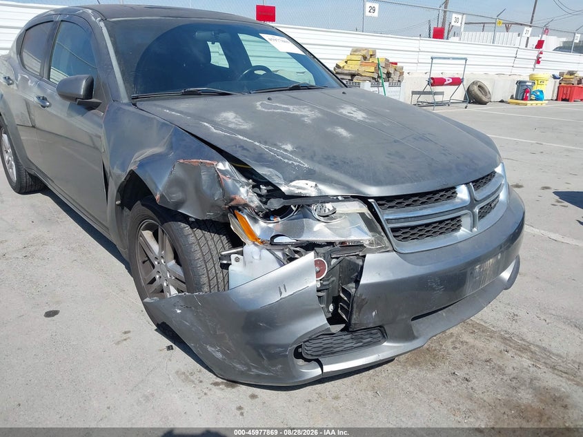 DODGE AVENGER 2012 VIN 1C3CDZCB3CN192755