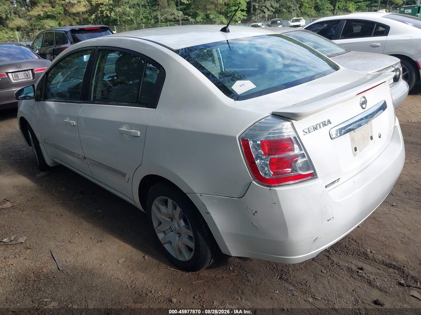 2012 NISSAN SENTRA auction photo 3