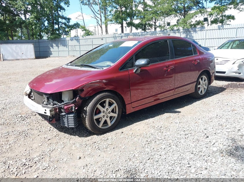 2007 Honda Civic, Front End, IAAI, VIN 1HGFA16577L054308 — photo 2
