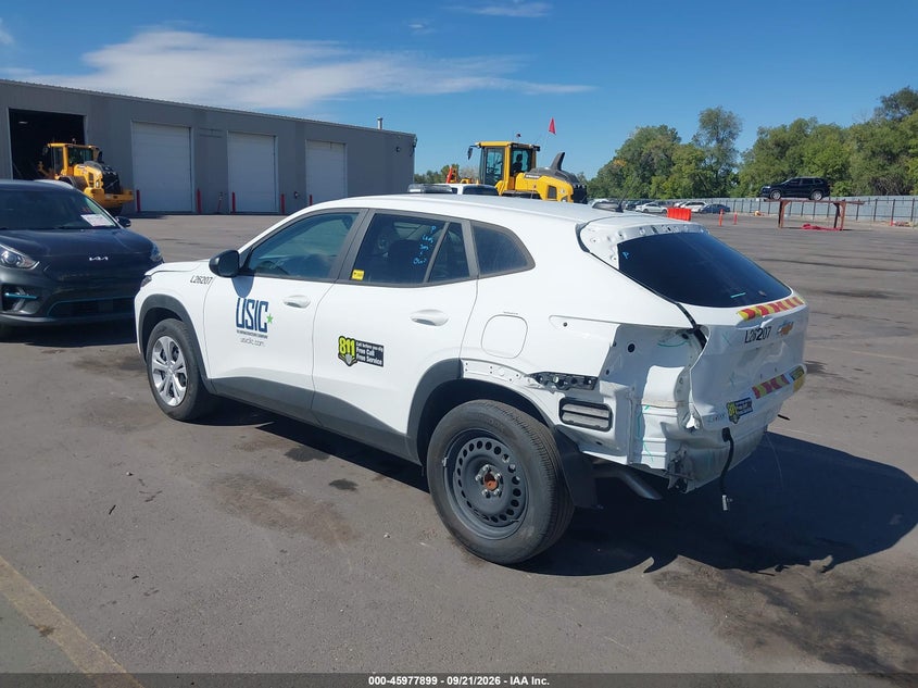 Vin: kl77lfep3sc180216, lot: 46477141, chevrolet trax fwd ls 20253