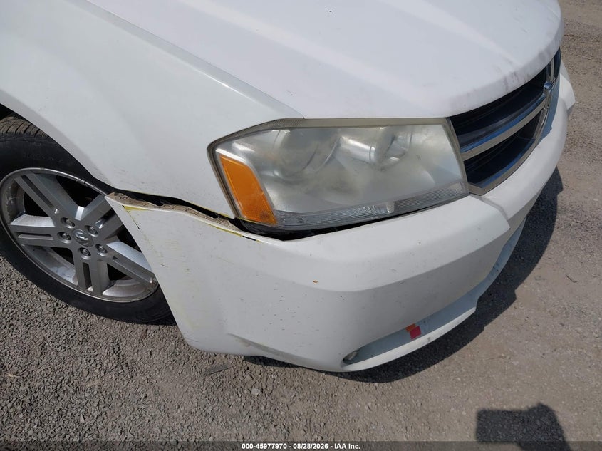 DODGE AVENGER 2010 VIN 1B3CC5FBXAN198487