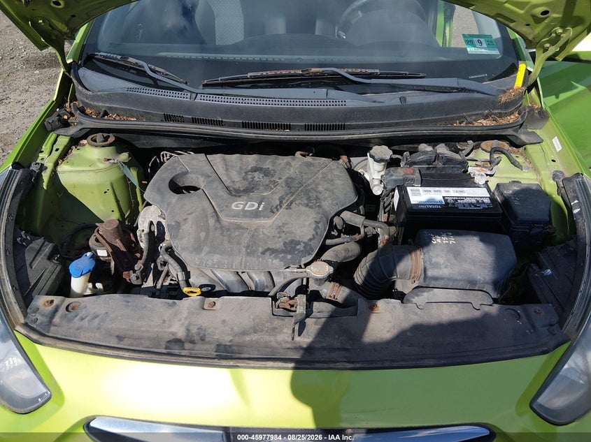 2012 HYUNDAI ACCENT HATCHBACK 1.6L I-4 DI, DOHC, VVT, REGULAR , 138HP