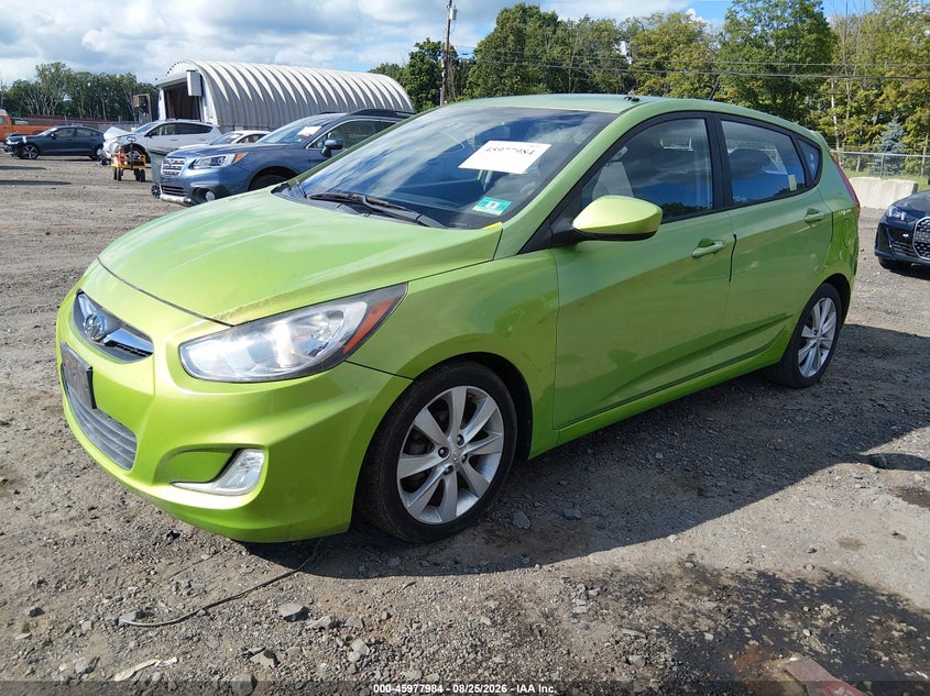 2012 HYUNDAI ACCENT HATCHBACK 1.6L I-4 DI, DOHC, VVT, REGULAR , 138HP