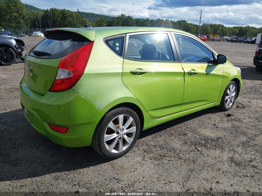 2012 HYUNDAI ACCENT HATCHBACK 1.6L I-4 DI, DOHC, VVT, REGULAR , 138HP