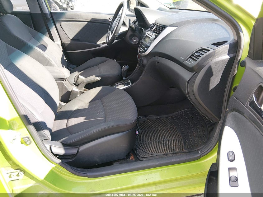 2012 HYUNDAI ACCENT HATCHBACK 1.6L I-4 DI, DOHC, VVT, REGULAR , 138HP