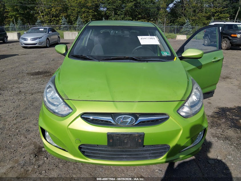 2012 HYUNDAI ACCENT HATCHBACK 1.6L I-4 DI, DOHC, VVT, REGULAR , 138HP