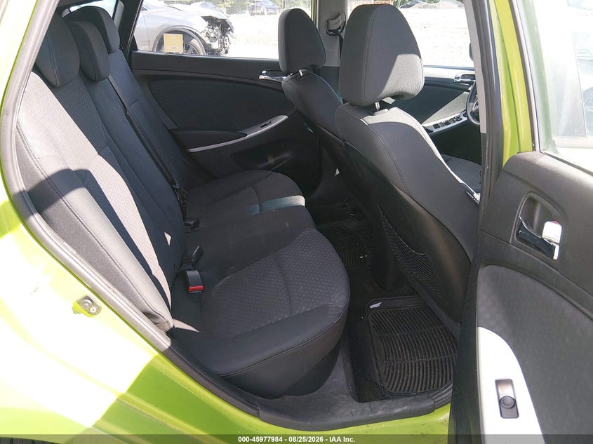 2012 HYUNDAI ACCENT HATCHBACK 1.6L I-4 DI, DOHC, VVT, REGULAR , 138HP