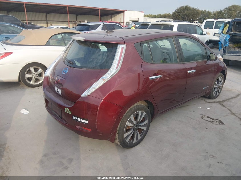 Vin: 1n4bz0cp7gc303475, lot: 46477230, nissan leaf sv 20164