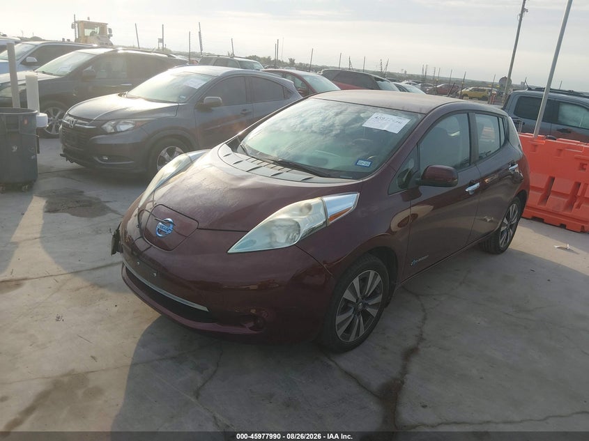 2016 NISSAN LEAF auction photo 2