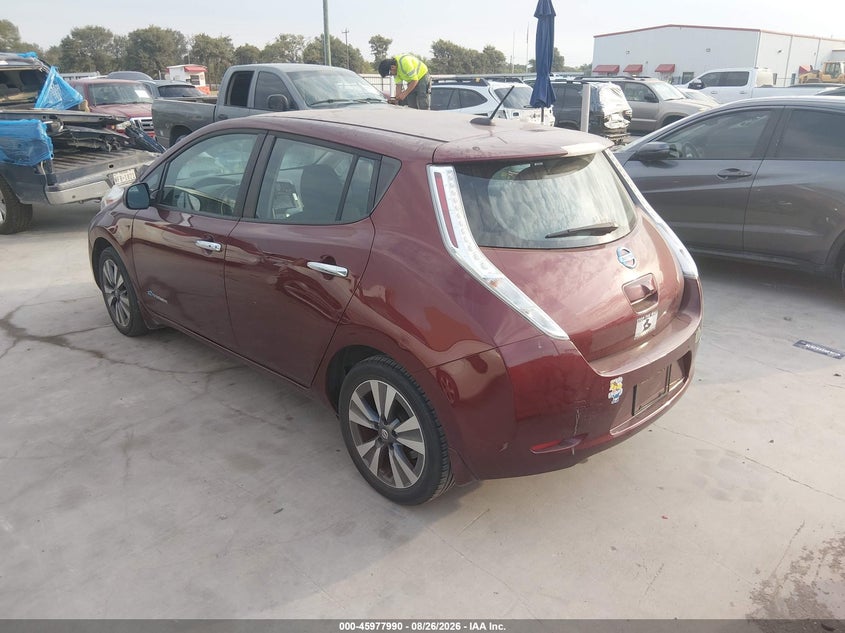 2016 NISSAN LEAF auction photo 3