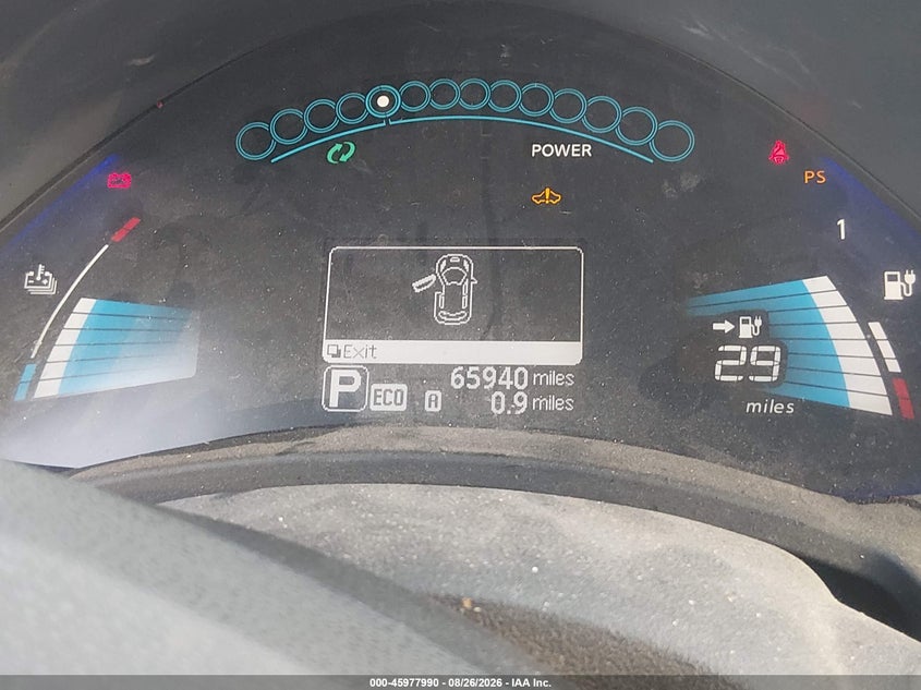 2016 NISSAN LEAF auction photo 7