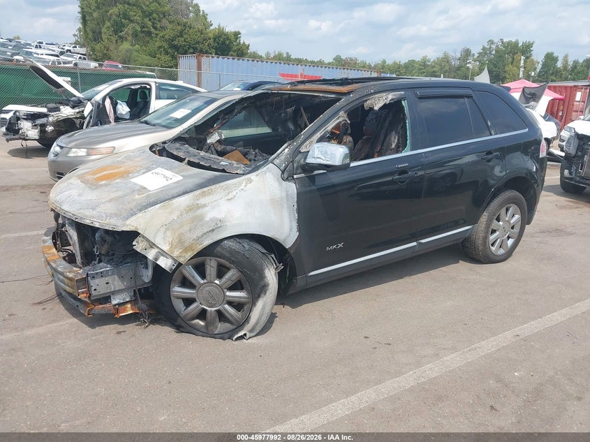 2007 Lincoln MKX, Engine Burn, IAAI, VIN 2LMDU88CX7BJ34333 — photo 2