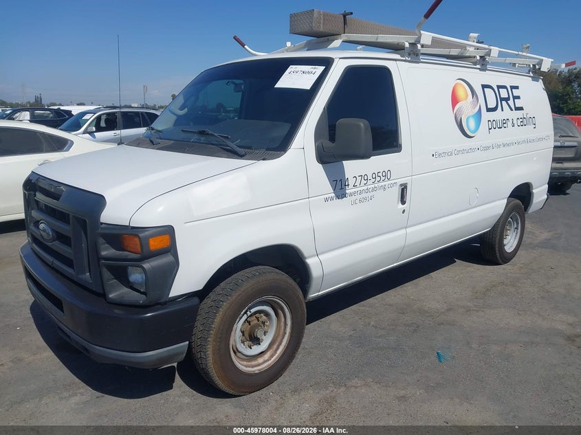 2012 FORD ECONOLINE VAN 4.6L V-8 REGULAR , 225HP