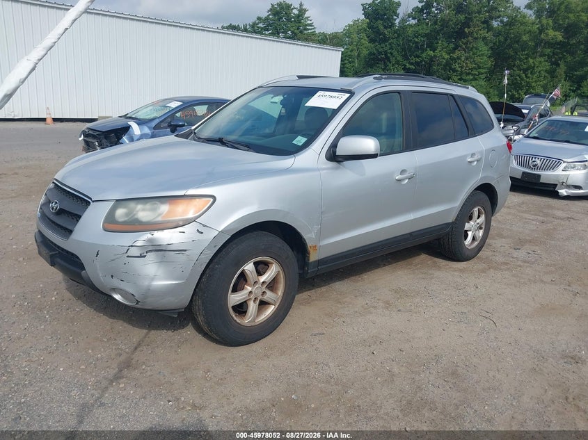 2007 Hyundai Santa Fe, Normal Wear & Tear, IAAI, VIN 5NMSG73D07H034722 — photo 2