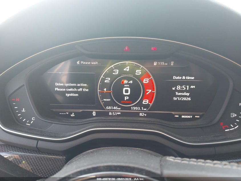 AUDI S4 2018 VIN WAUB4AF47JA211458