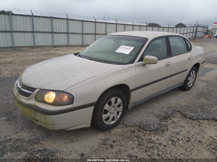 2003 Chevrolet Impala, Обычный износ, IAAI, VIN 2G1WF52E739376535 — фото 2