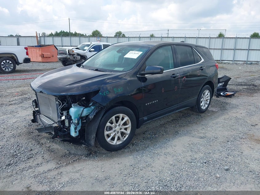 2020 Chevrolet Equinox, Front End, IAAI, VIN 3GNAXJEV8LL344555 — photo 2