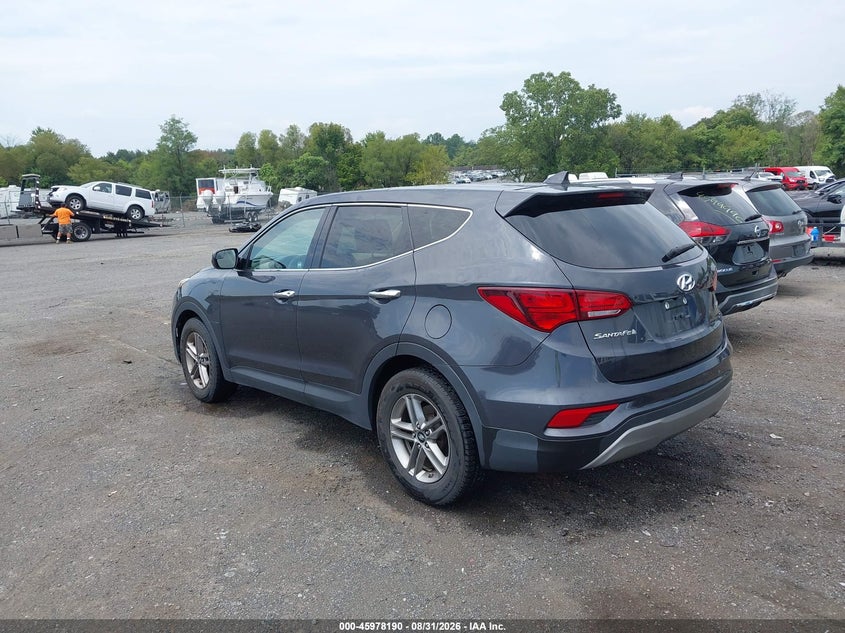Vin: 5xyzt3lb8hg453964, lot: 46477430, hyundai santa fe sport 2.4l 20173