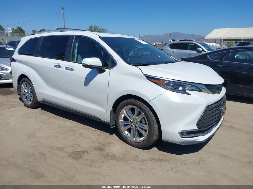 Vin: 5tderkec4rs183715, lot: 46477431, toyota sienna platinum 20241
