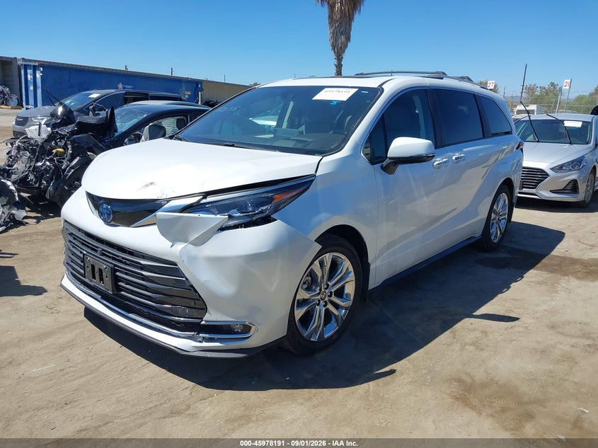 Vin: 5tderkec4rs183715, lot: 46477431, toyota sienna platinum 20242
