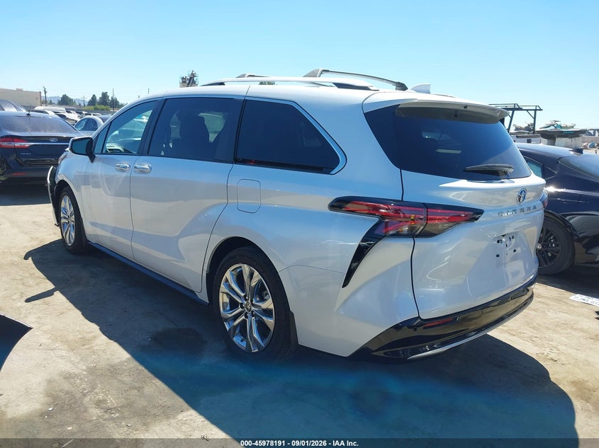 Vin: 5tderkec4rs183715, lot: 46477431, toyota sienna platinum 20243