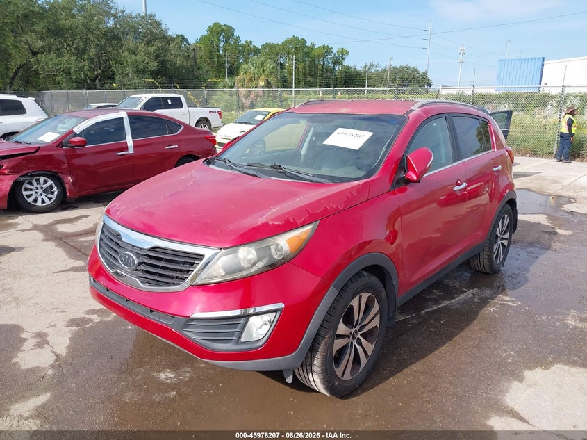 2012 Kia Sportage, Engine Damage, IAAI, VIN KNDPC3A25C7340361 — photo 2