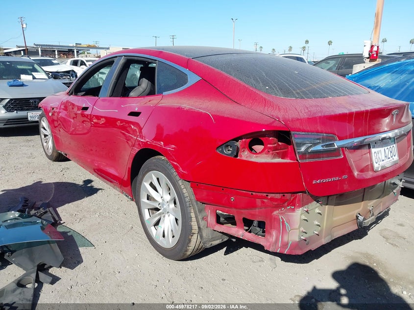Vin: 5yjsa1e23jf296947, lot: 46477457, tesla model s 100d/75d/p100d 20183