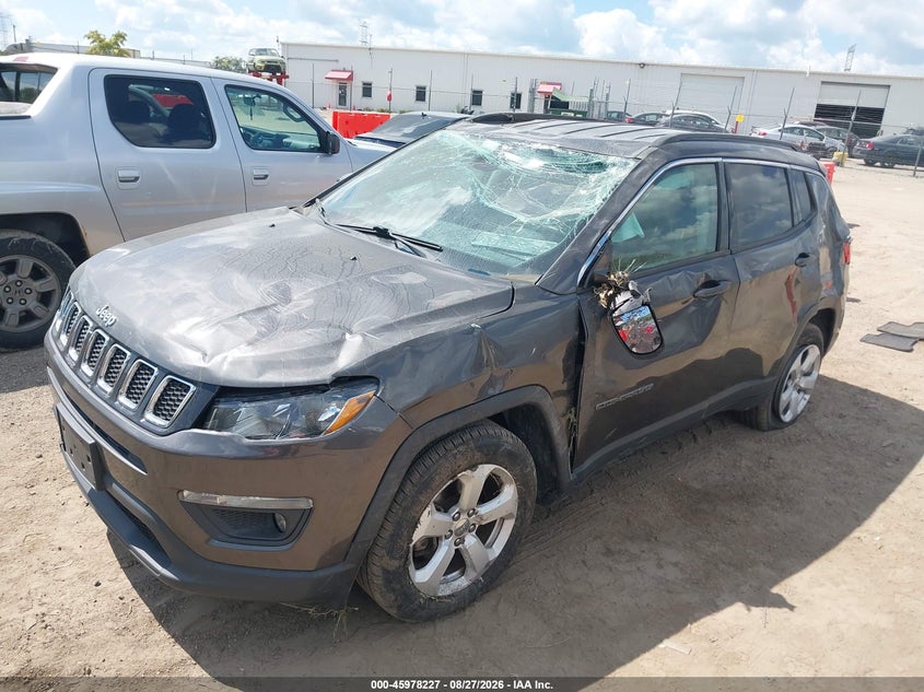 2018 Jeep Compass, Переворот, IAAI, VIN 3C4NJCBB7JT136682 — фото 2