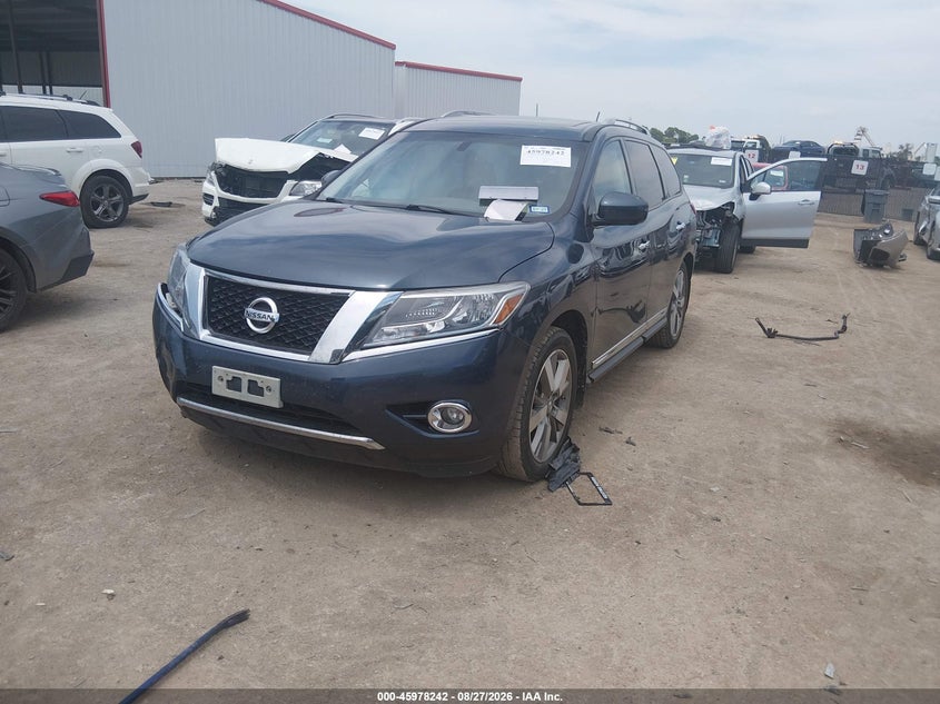 2015 Nissan Pathfinder, Правый зад, IAAI, VIN 5N1AR2MN9FC634776 — фото 2