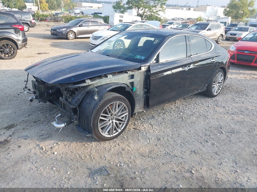 Vin: kmtg64la0mu076035, lot: 46477543, genesis g70 2.0t awd 20212