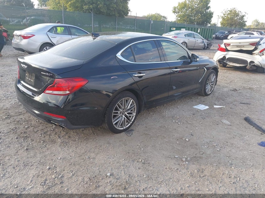 Vin: kmtg64la0mu076035, lot: 46477543, genesis g70 2.0t awd 20214
