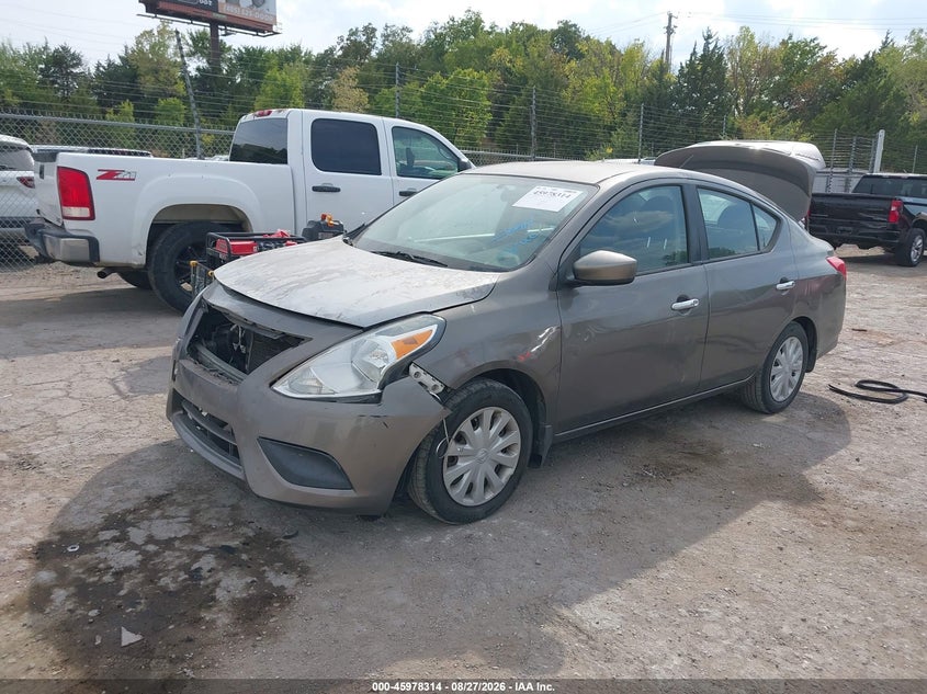 2015 Nissan Versa, Front End, IAAI, VIN 3N1CN7AP3FL813723 — photo 2