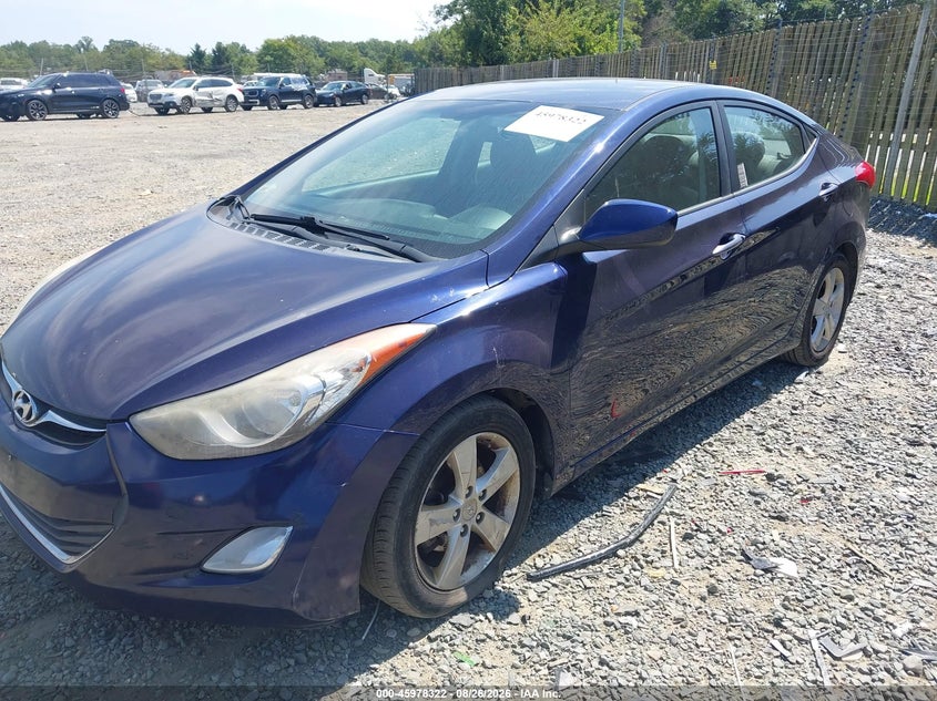 2013 Hyundai Elantra Gls, Обычный износ, IAAI, VIN 5NPDH4AE1DH324241 — фото 2