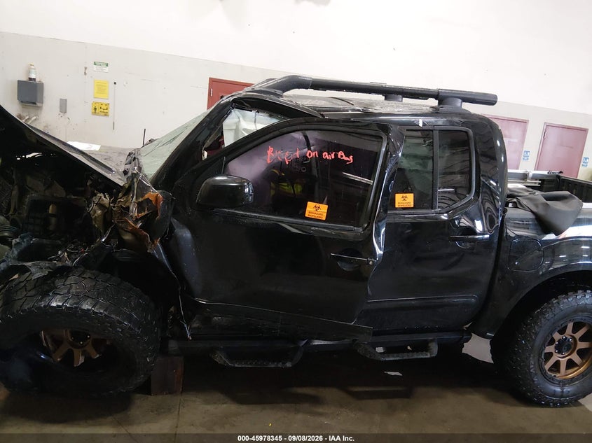 NISSAN FRONTIER 2012 VIN 1N6AD0EV5CC405137