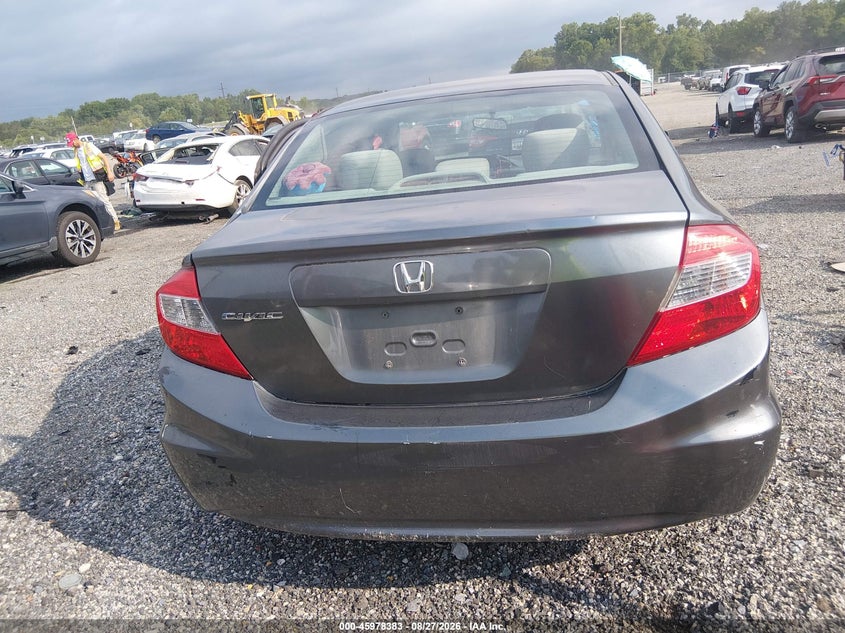 2012 HONDA CIVIC SEDAN 1.8L I-4 VVT, REGULAR , 140HP