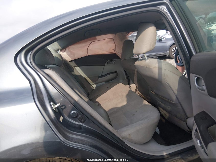 2012 HONDA CIVIC SEDAN 1.8L I-4 VVT, REGULAR , 140HP