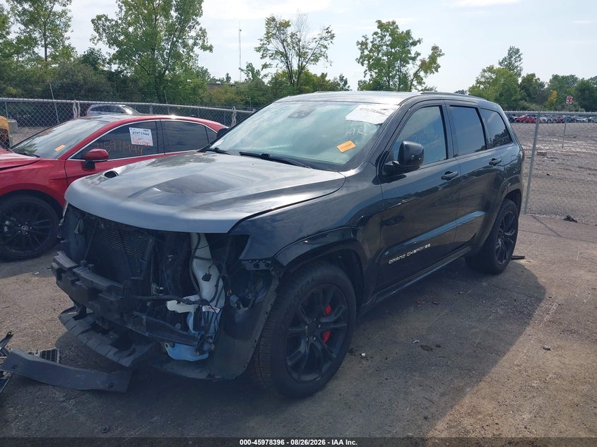 2016 Jeep Grand Cherokee Srt, Удар спереди, IAAI, VIN 1C4RJFDJ6GC489281 — фото 2
