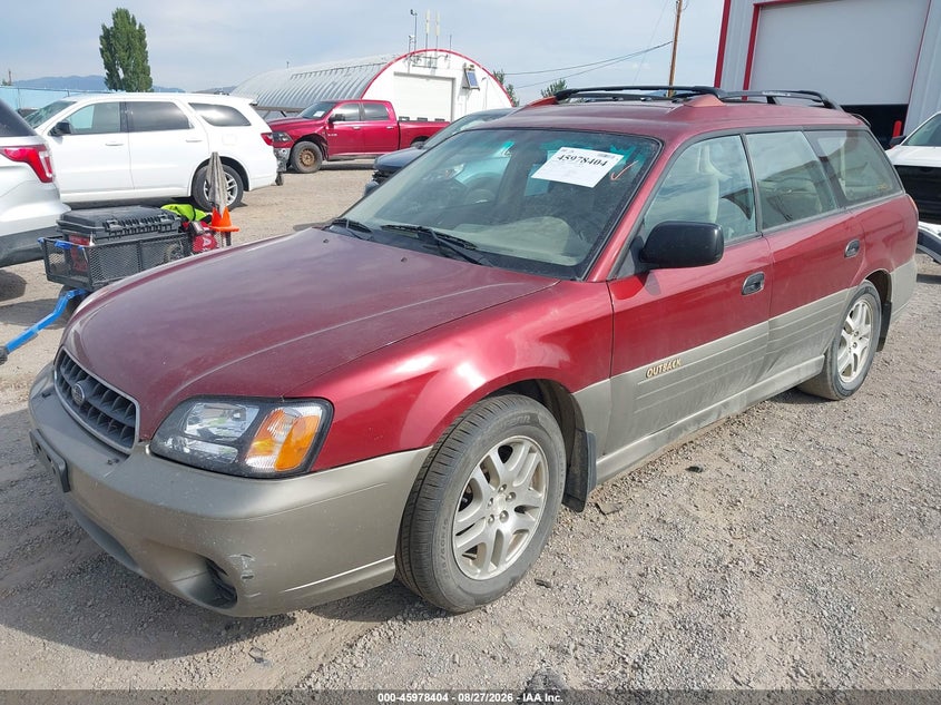 2003 Subaru Outback, Normal Wear & Tear, IAAI, VIN 4S3BH675737639316 — photo 2
