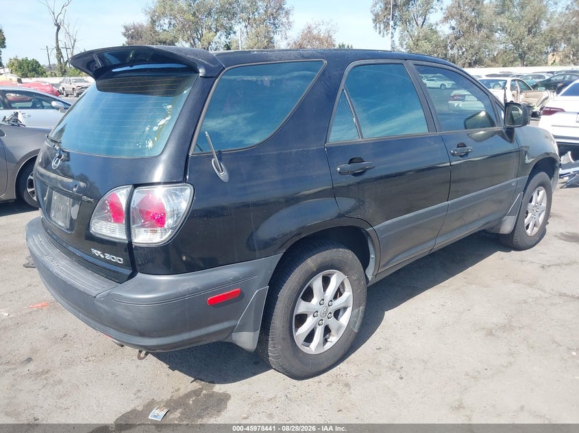 2002 LEXUS RX SPORT UTILITY VEHICLE 3.0L V-6 DOHC, VVT, PREMIUM , 220HP