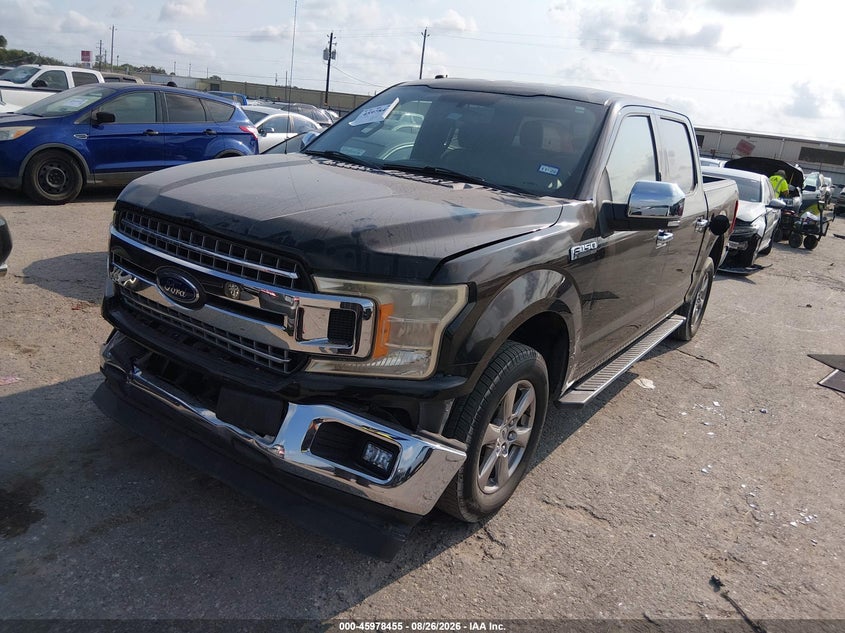 2018 Ford F-150, Перед і зад, IAAI, VIN 1FTEW1CGXJKD04008 — фото 2