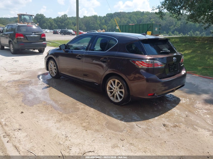 2012 LEXUS CT 200H auction photo 3
