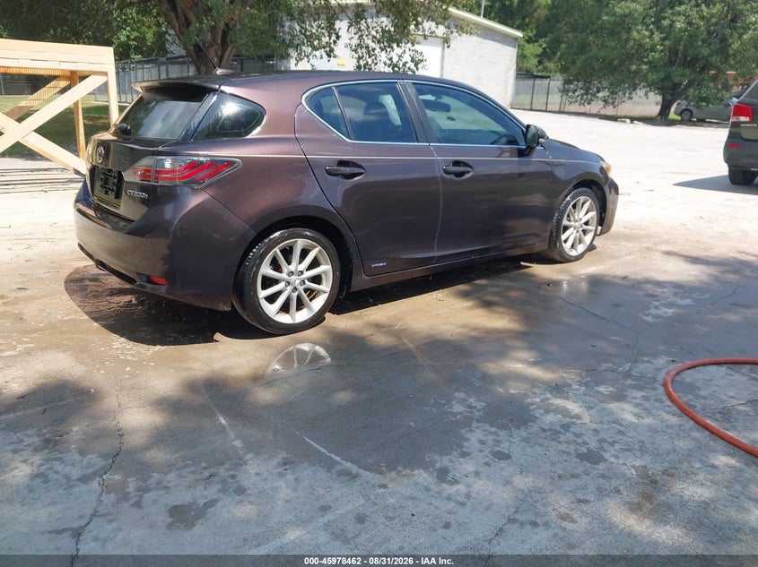 2012 LEXUS CT 200H auction photo 4