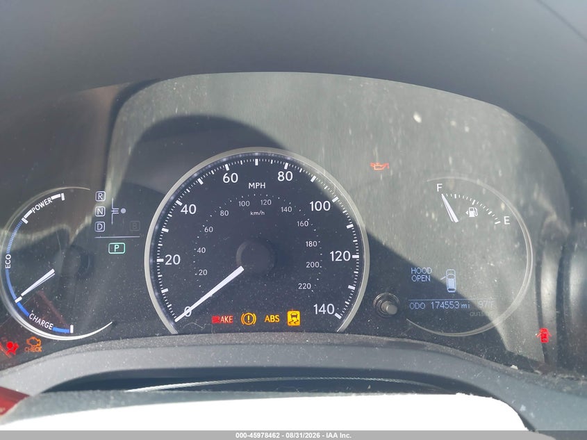2012 LEXUS CT 200H auction photo 7