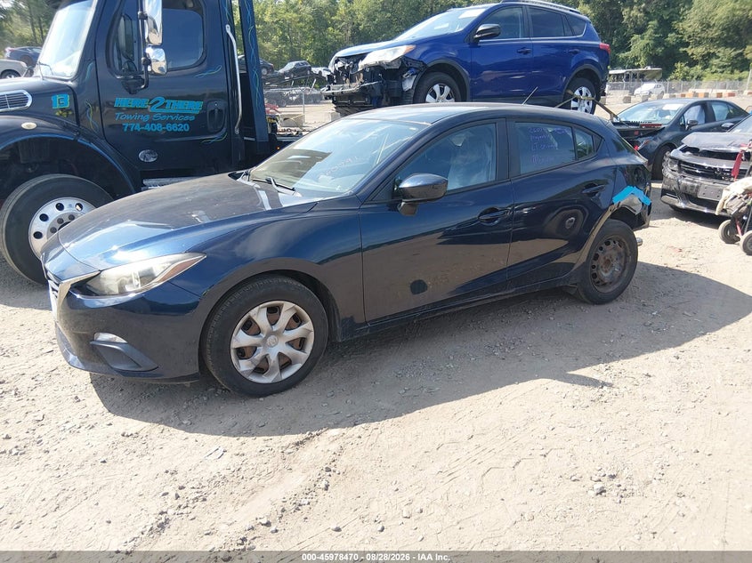 2014 Mazda 3, Удар сзади, IAAI, VIN JM1BM1K73E1205648 — фото 2