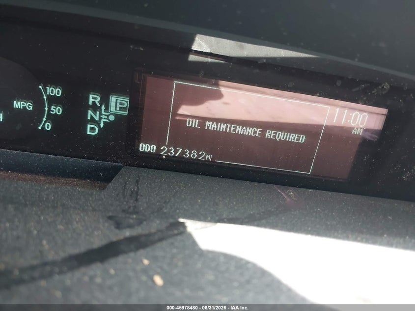 TOYOTA PRIUS 2011 VIN JTDKN3DU2B1470665