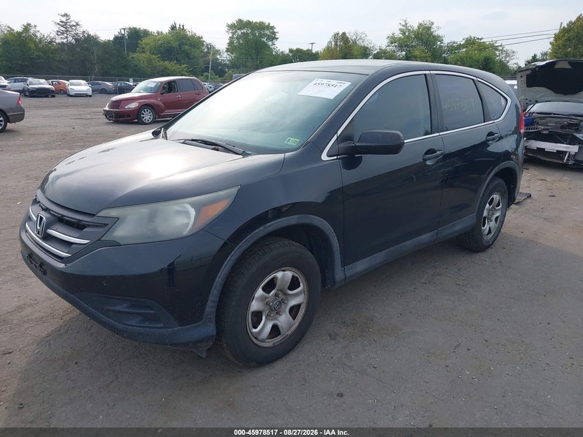 2012 Honda CR-V, Right Rear, IAAI, VIN 5J6RM4H32CL081713 — photo 2