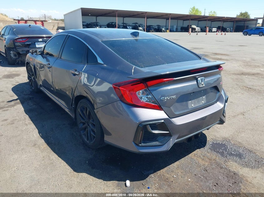 Vin: 2hgfc1e54lh701363, lot: 46477758, honda civic si sedan 20203
