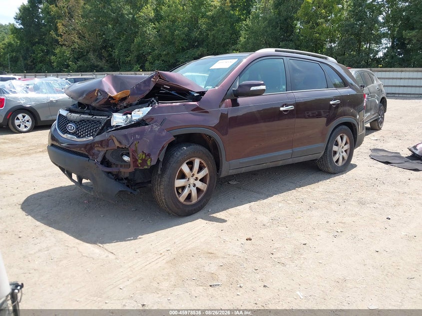 2012 Kia Sorento, Front End, IAAI, VIN 5XYKT3A69CG203049 — photo 2